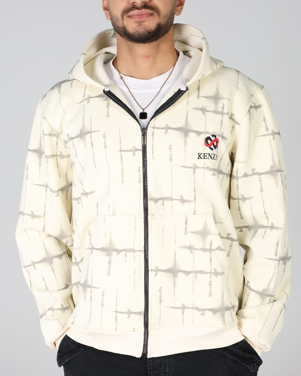 Kenzar Zipped Hoodie 