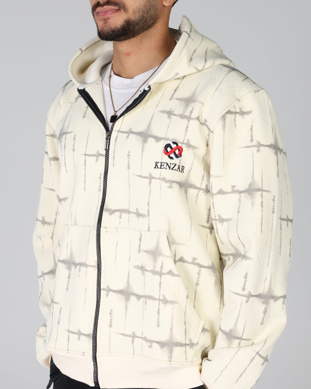 Kenzar Zipped Hoodie 